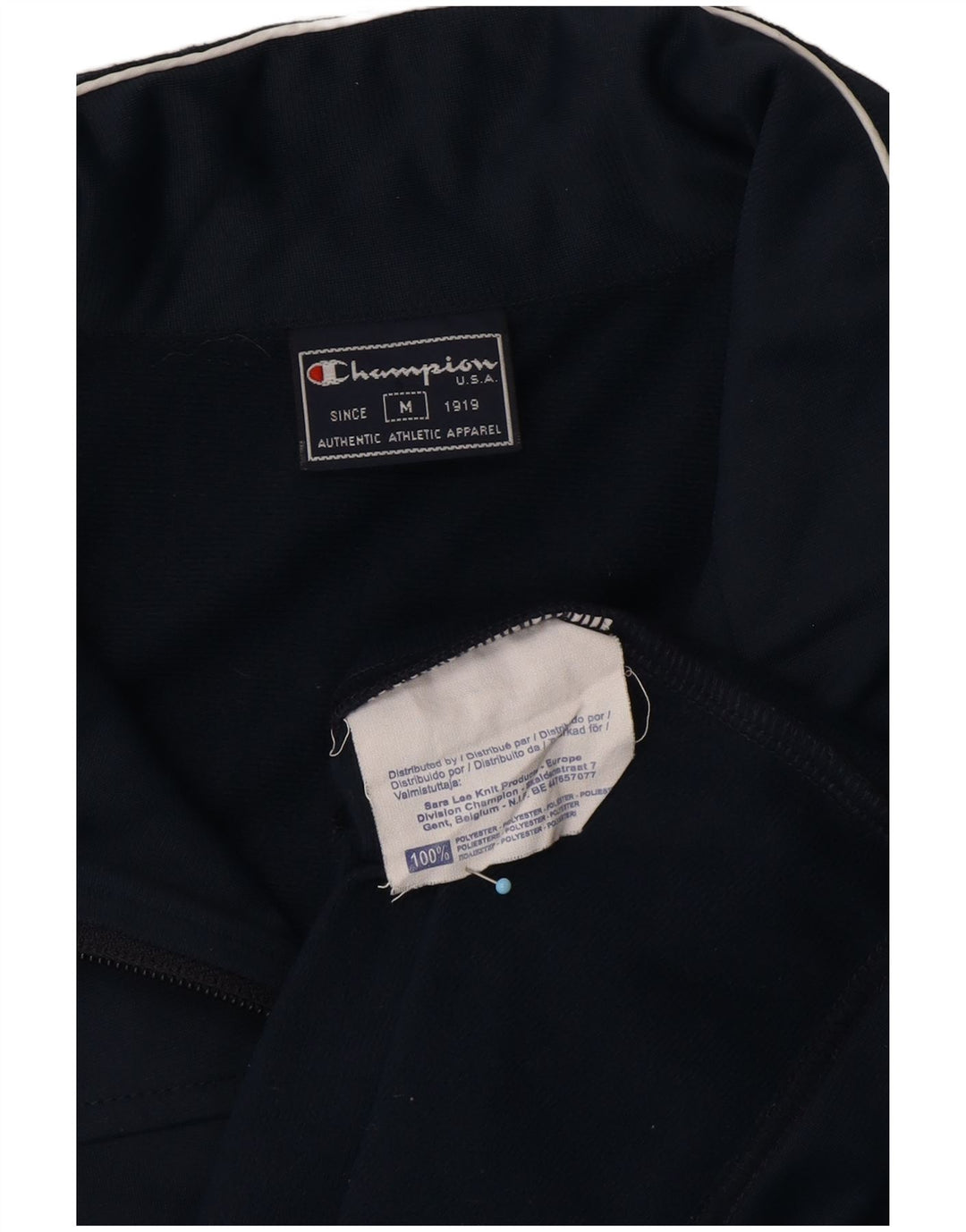 CHAMPION Giacca da tuta da uomo in poliestere medio blu navy