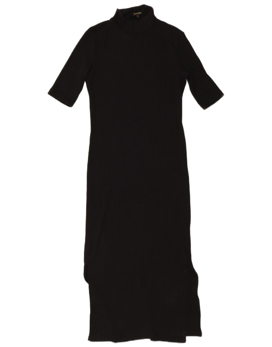 Massimo Dutti Abito maxi maglione da donna a maniche corte UK 12 Medio Nero