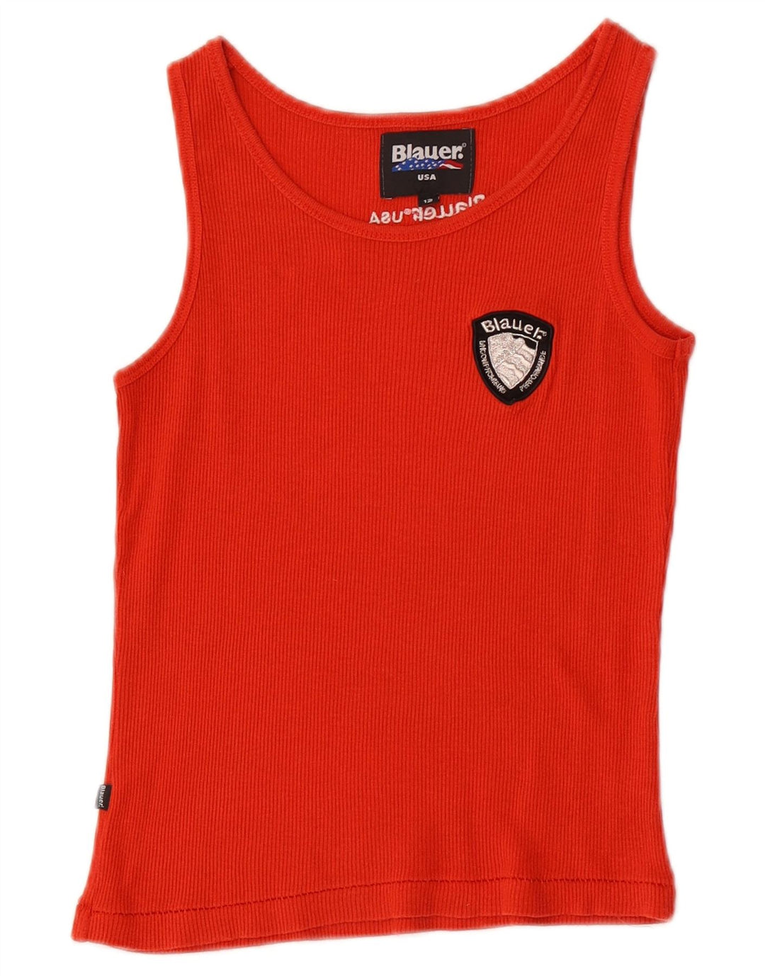 Canotta Blauer Bambino 11-12 Anni Cotone Rosso