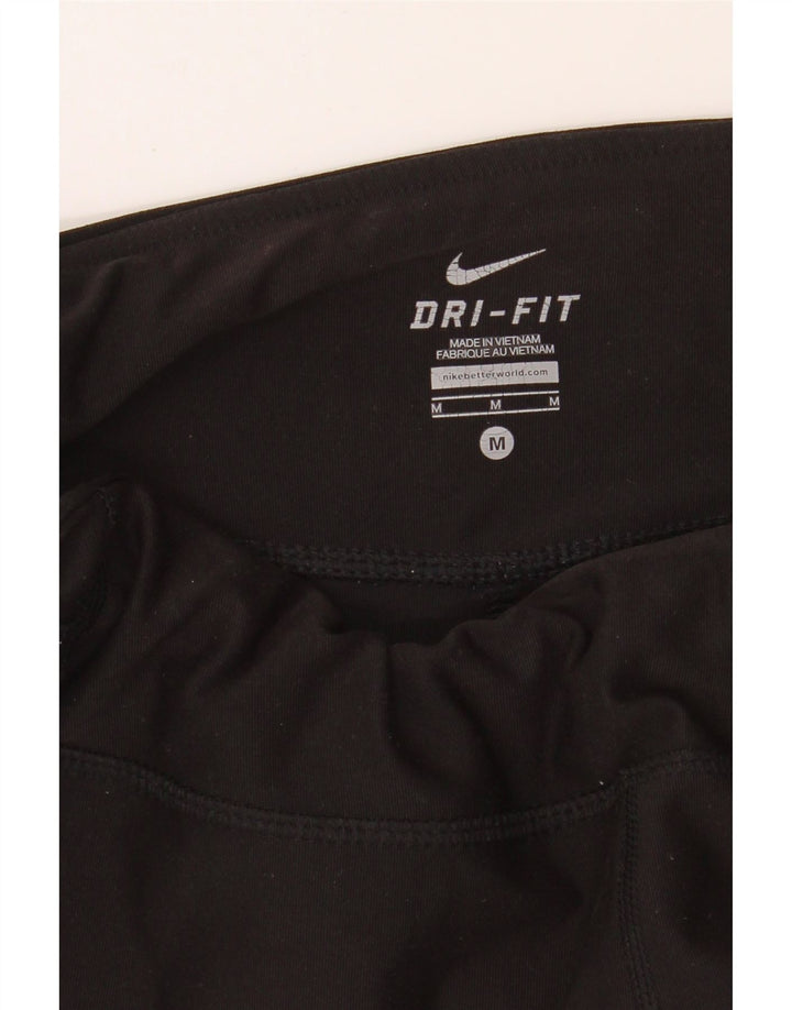 NIKE Womens Dri Fit Tracksuit Trousers UK 14 Medium Black Vintage Nike and Second-Hand Nike from Messina Hembry 