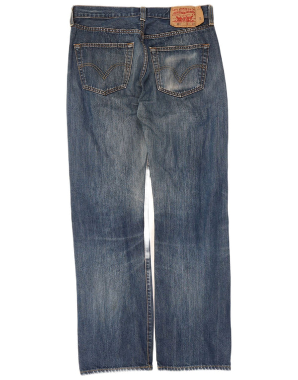 Levi's Uomo 501 Jeans dritti W32 L32 Blu
