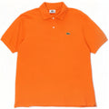 Polo da uomo Lacoste taglia 4, cotone arancione medio