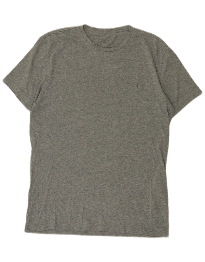 T-shirt da uomo All Saints Top in cotone verde medio