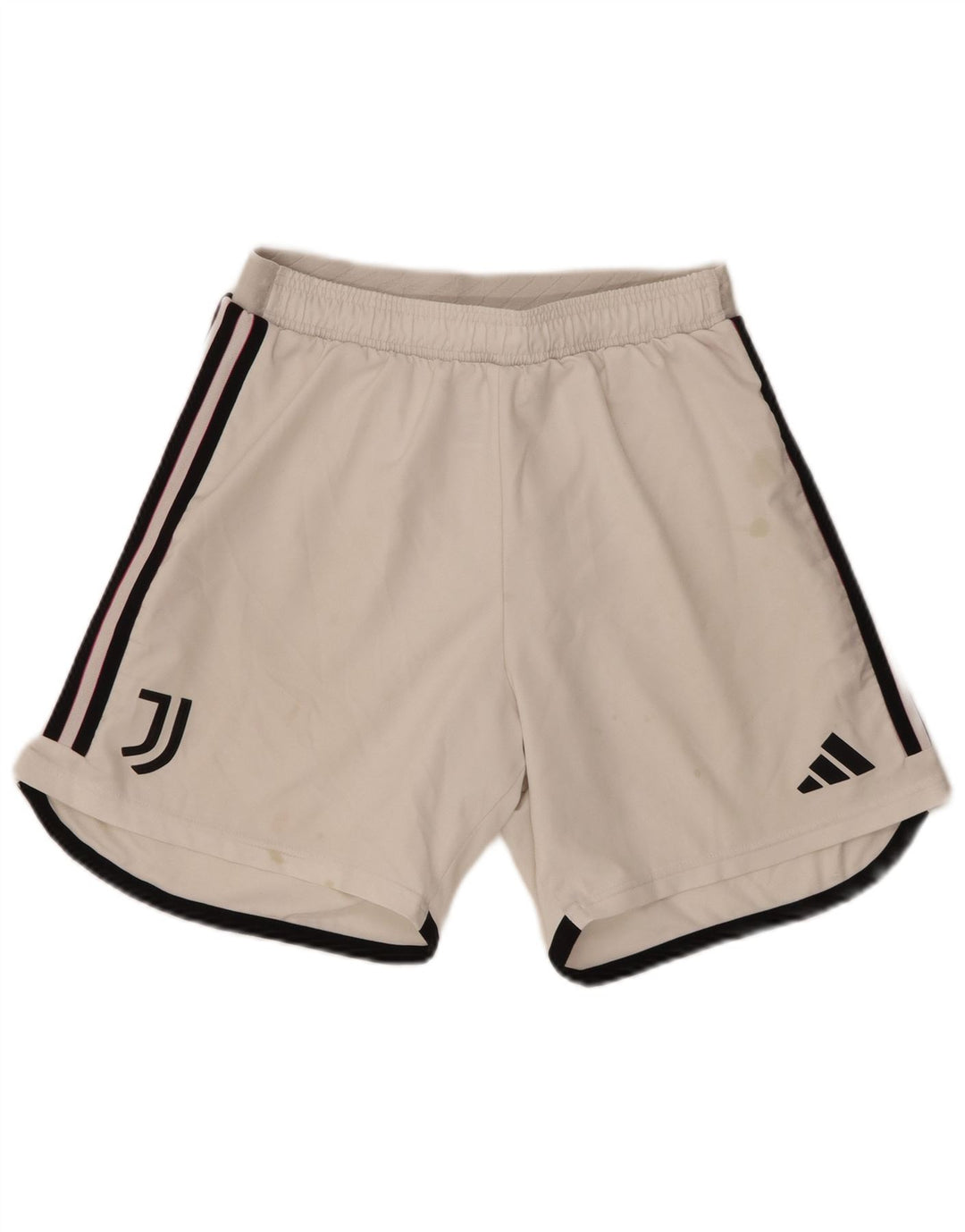 Pantaloncini sportivi Adidas da uomo Juventus, poliestere bianco medio
