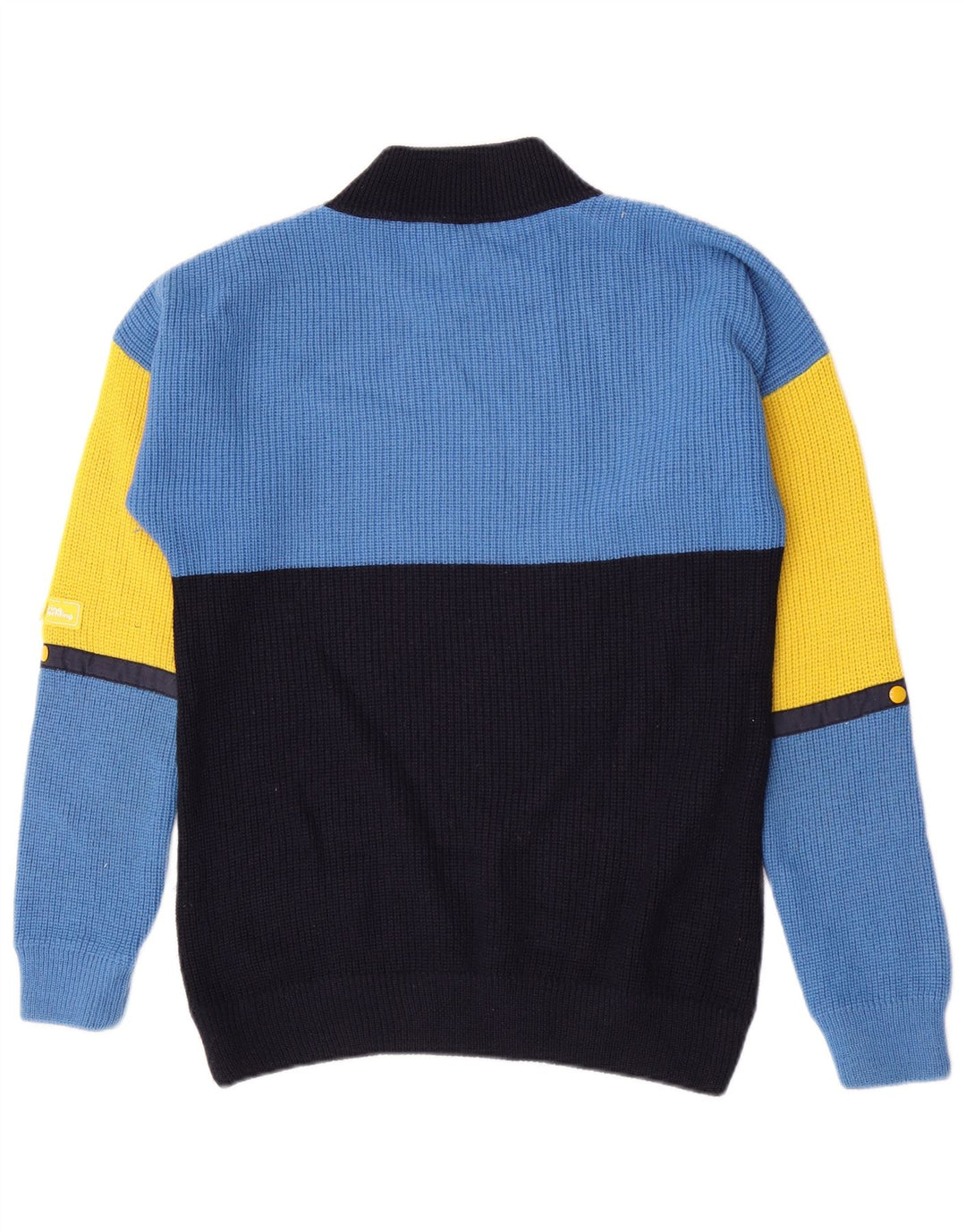Marina Yachting Maglione da uomo con collo alto e maglione EU 38 Blu medio nautico
