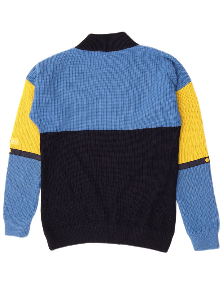 Marina Yachting Maglione da uomo con collo alto e maglione EU 38 Blu medio nautico