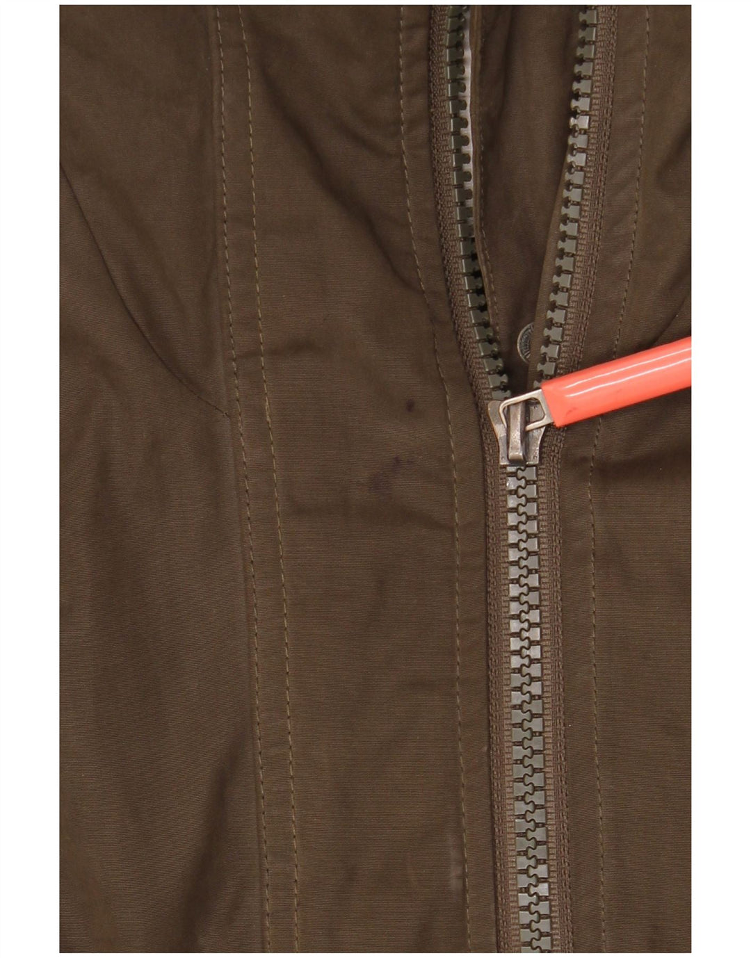 Giacca a vento con cappuccio da donna Superdry UK 14 poliestere kaki medio