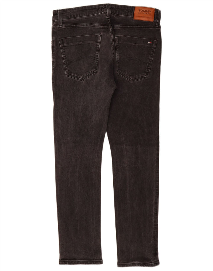 Jeans slim da uomo Tommy Hilfiger W32 L30 cotone grigio