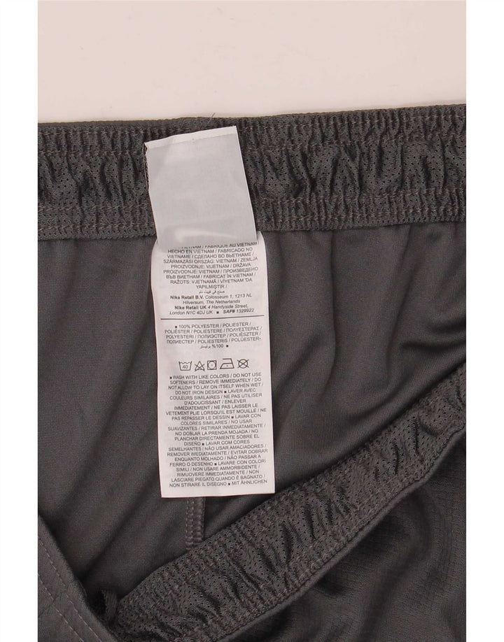 Pantaloncini sportivi Nike Dri Fit da uomo XL in poliestere color block grigio