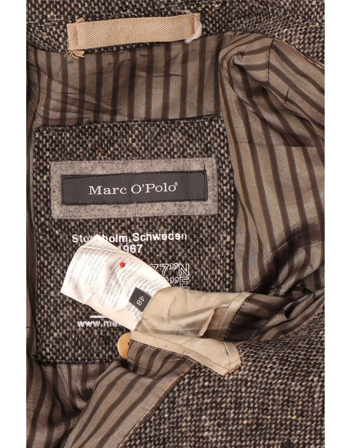 Cappotto da uomo Marc O'Polo UK 48 Lana screziata grigio medio