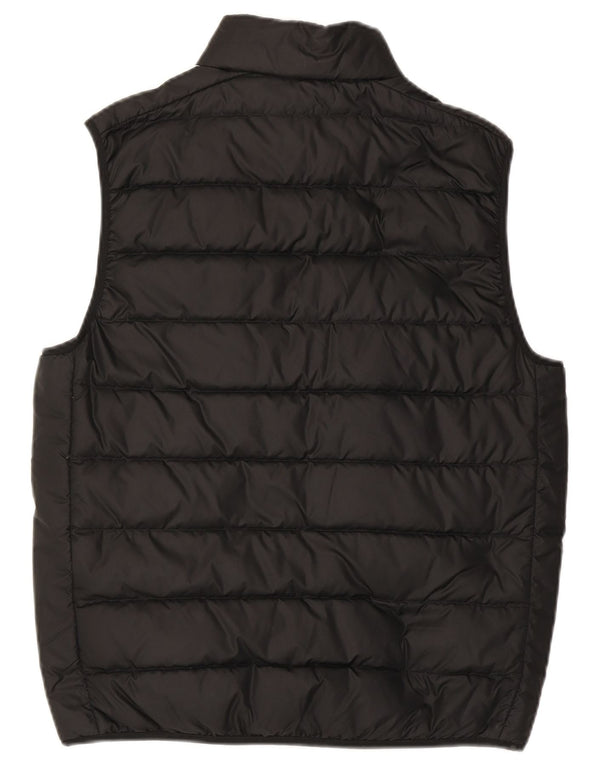 Gilet imbottito da uomo Adidas UK 38 medio nero poliestere
