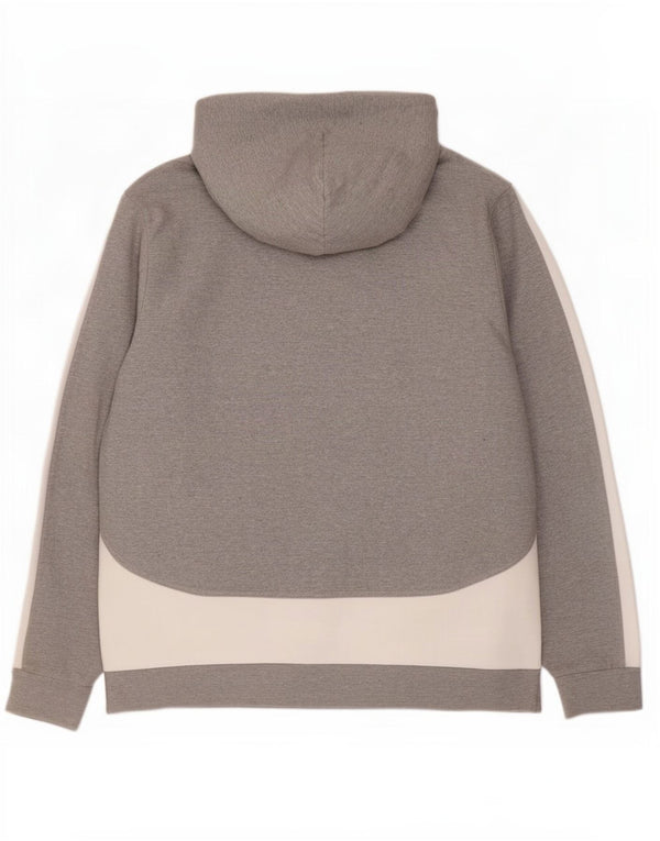 Maglione con cappuccio da uomo Jack Wills XL in cotone color block grigio