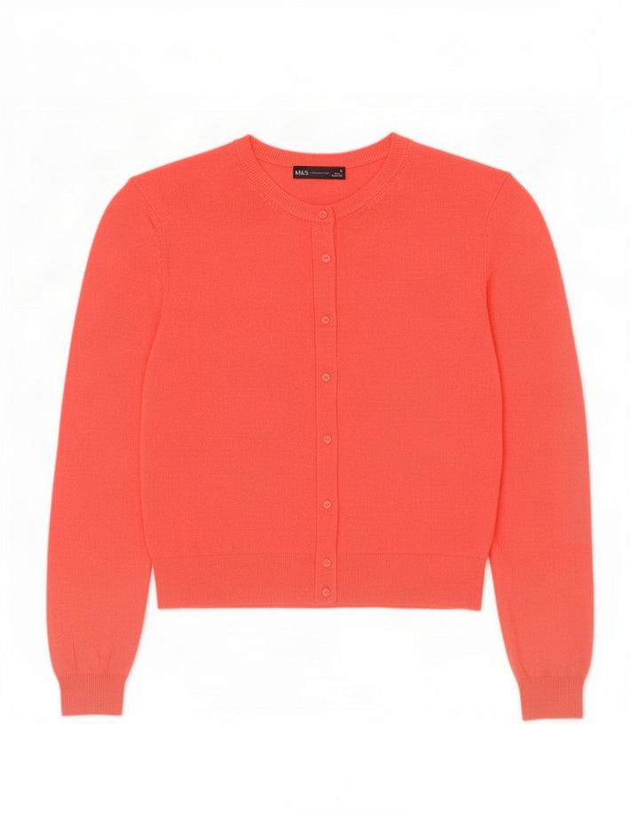 Maglione cardigan da donna Marks & Spencer UK 12 Rosa medio