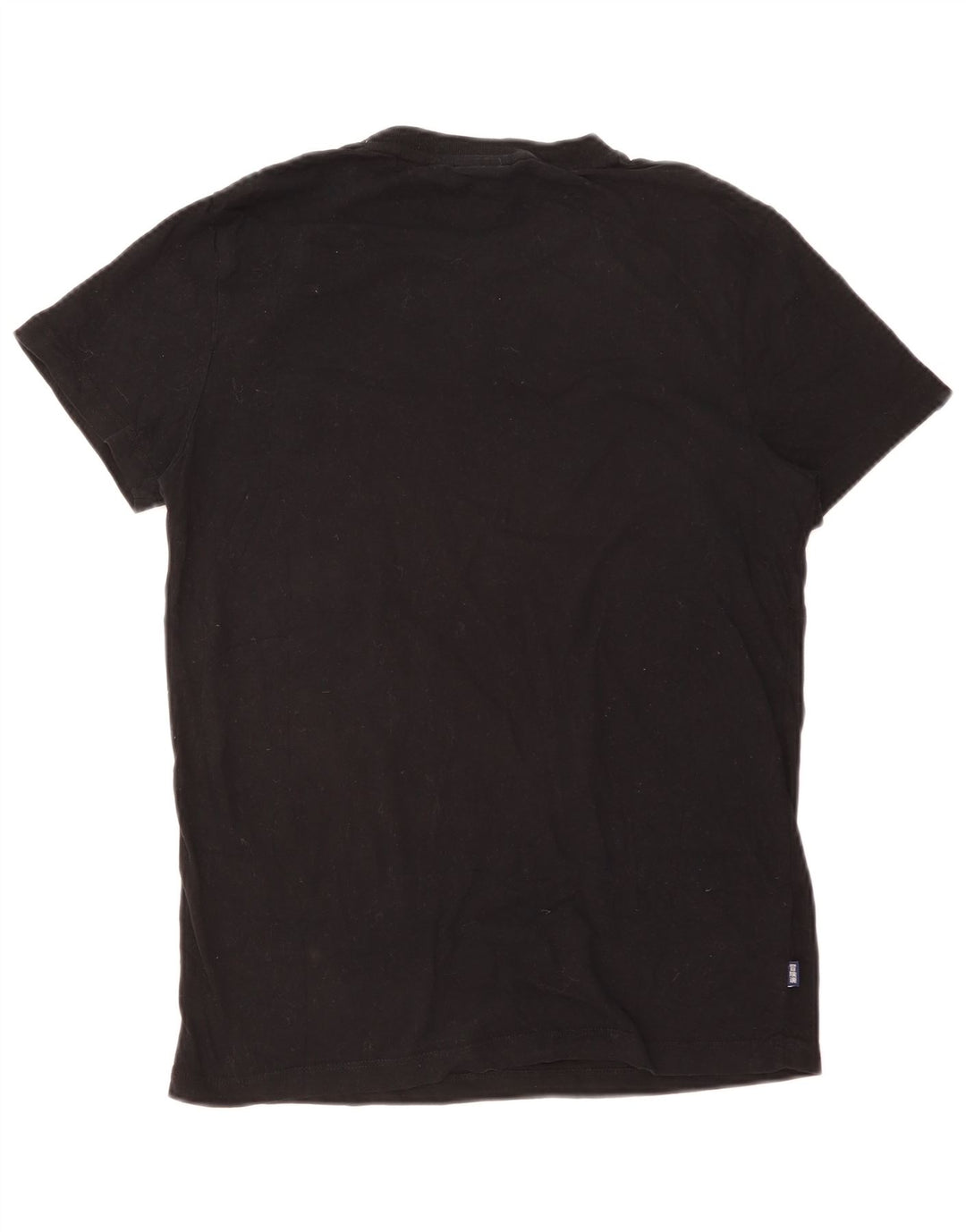 T-shirt da uomo SUPERDRY Top in cotone nero medio