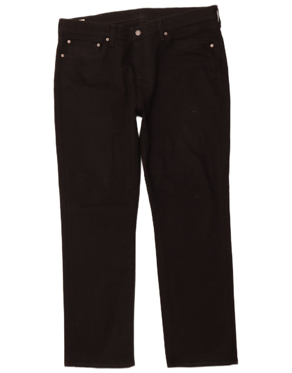 LEVI'S Jeans dritti da uomo 514 W38 L32 cotone nero