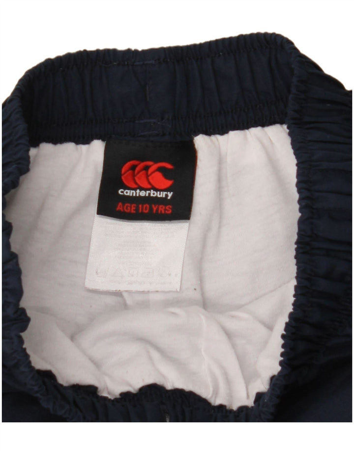 Pantaloni da tuta con grafica CANTERBURY da ragazzo, 9-10 anni, blu navy