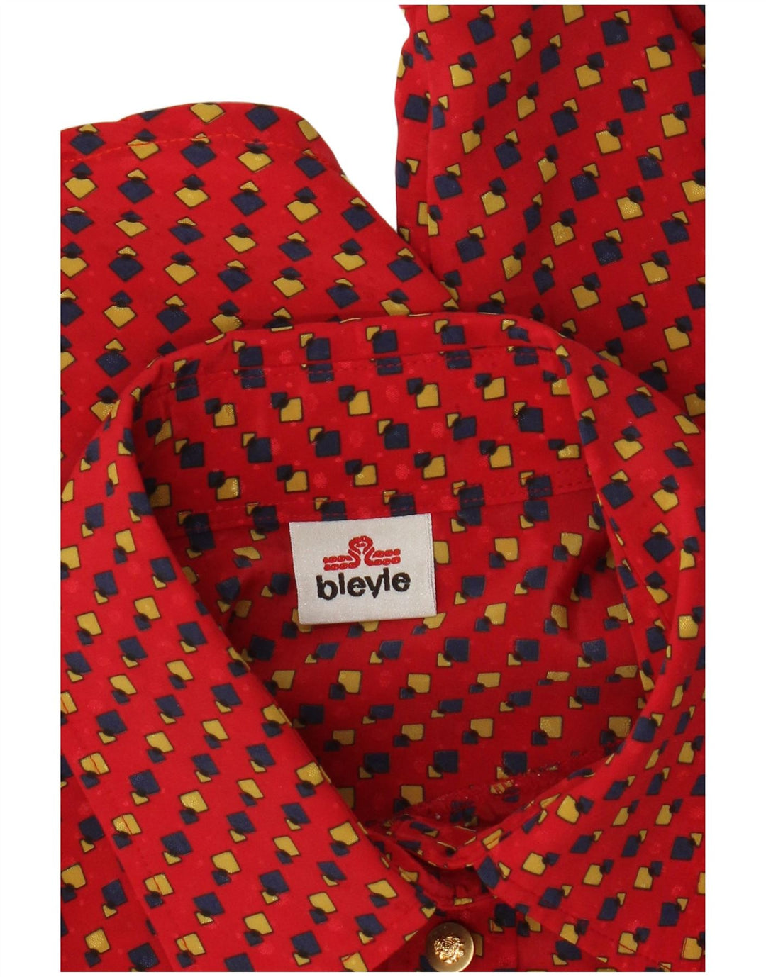 Camicia da donna Bleyle UK 20 2XL Rosso geometrico