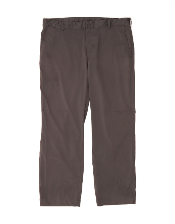 NIKE Mens Dri Fit Straight Chino Trousers W38 L30 Grey Polyester Vintage Nike and Second-Hand Nike from Messina Hembry 