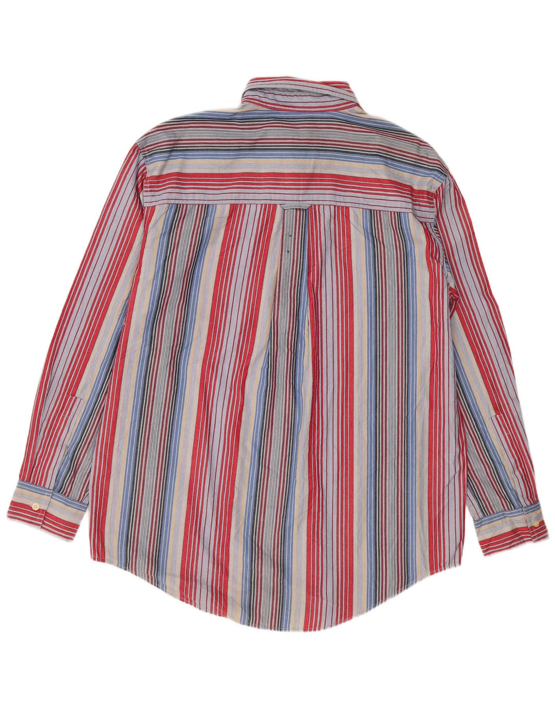 Chaps Camicia da uomo Easy Care in cotone a righe multicolore medio