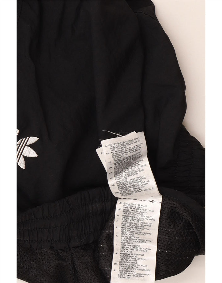 Pantaloncini sportivi Adidas da donna UK 12 medio nero poliestere