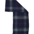 Sciarpa rettangolare da uomo GUTTERIDGE Taglia unica in lana scozzese blu navy classica
