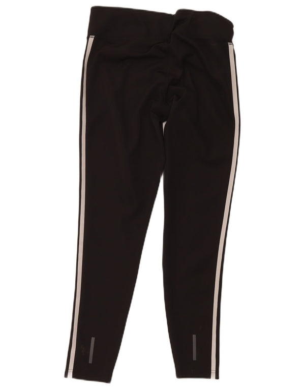 Leggings Adidas Climalite Crop da donna UK 12/14 Poliestere nero medio