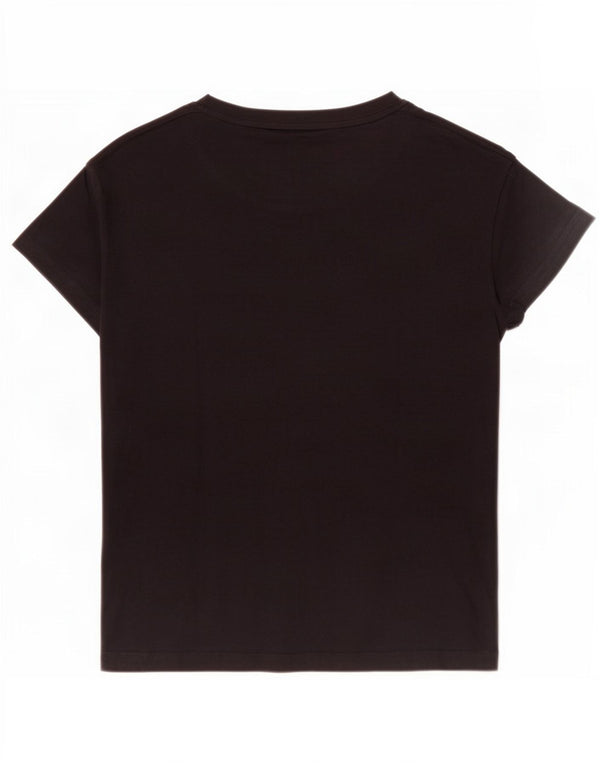 Puma T-shirt grafica da donna UK 6 XS Nero