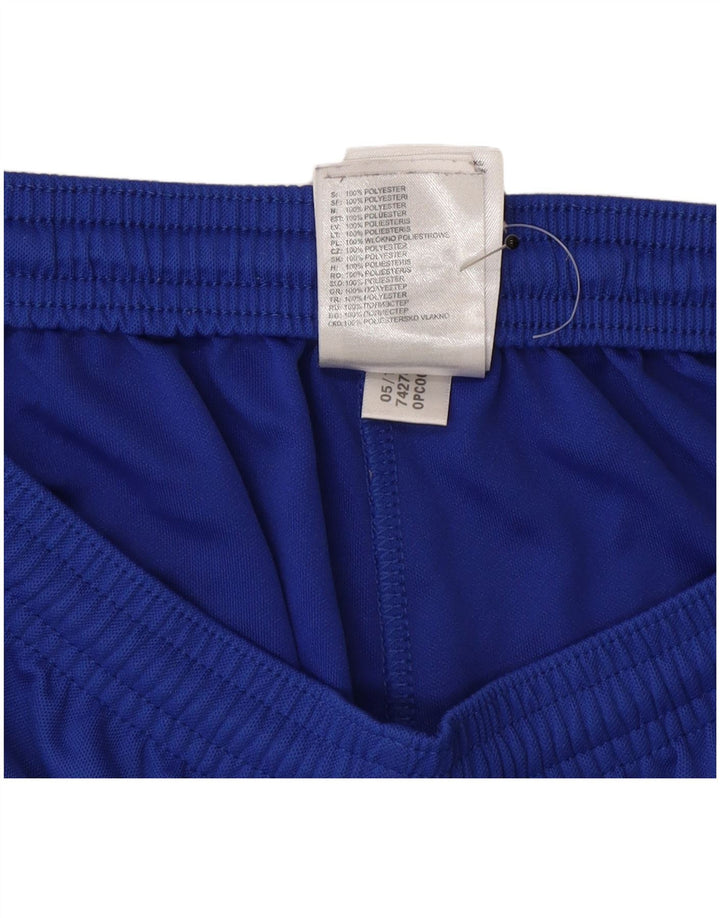 Pantaloncini sportivi Adidas Climalite da uomo piccoli in poliestere blu
