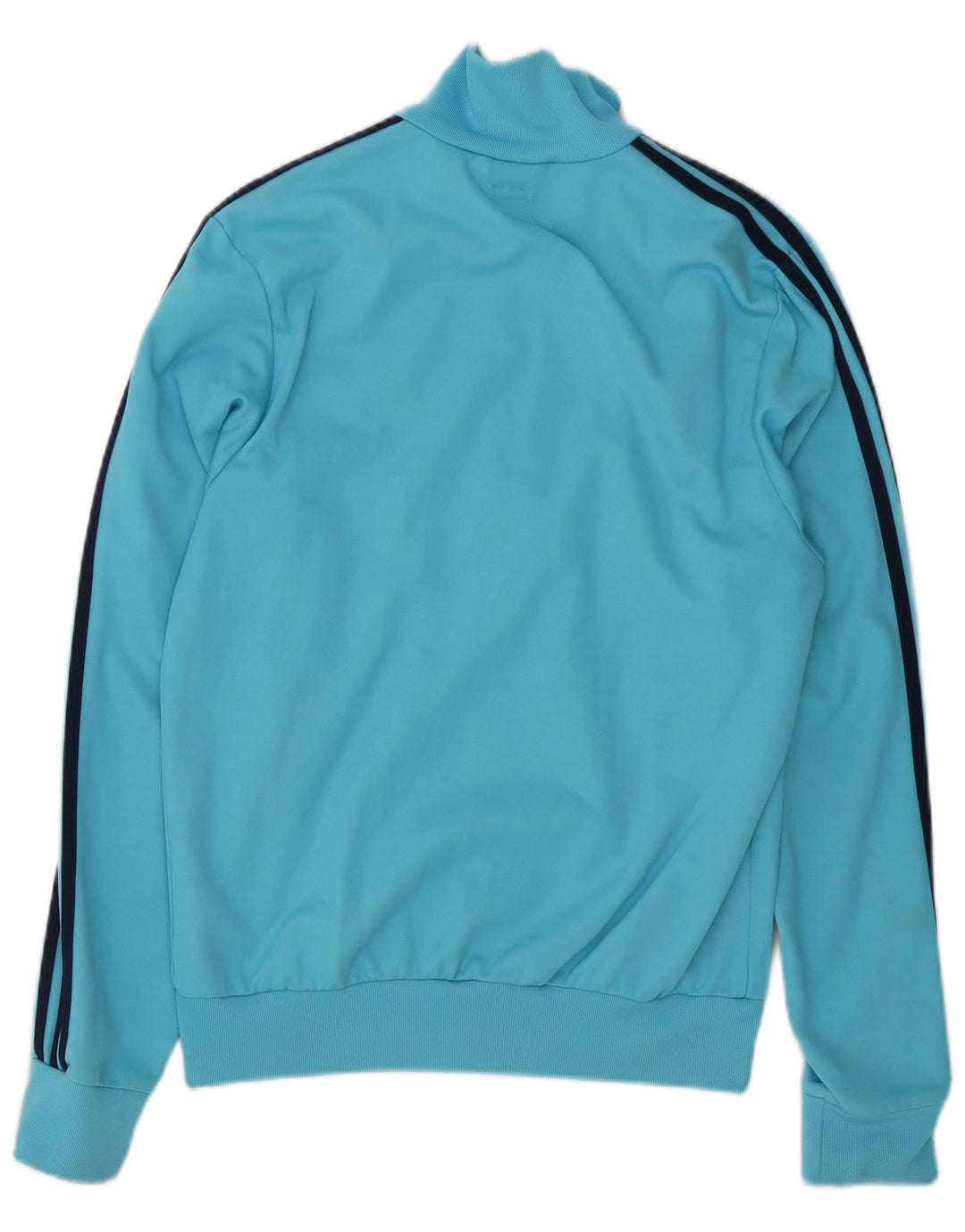Giacca da ginnastica da uomo Adidas Top in cotone color block blu medio