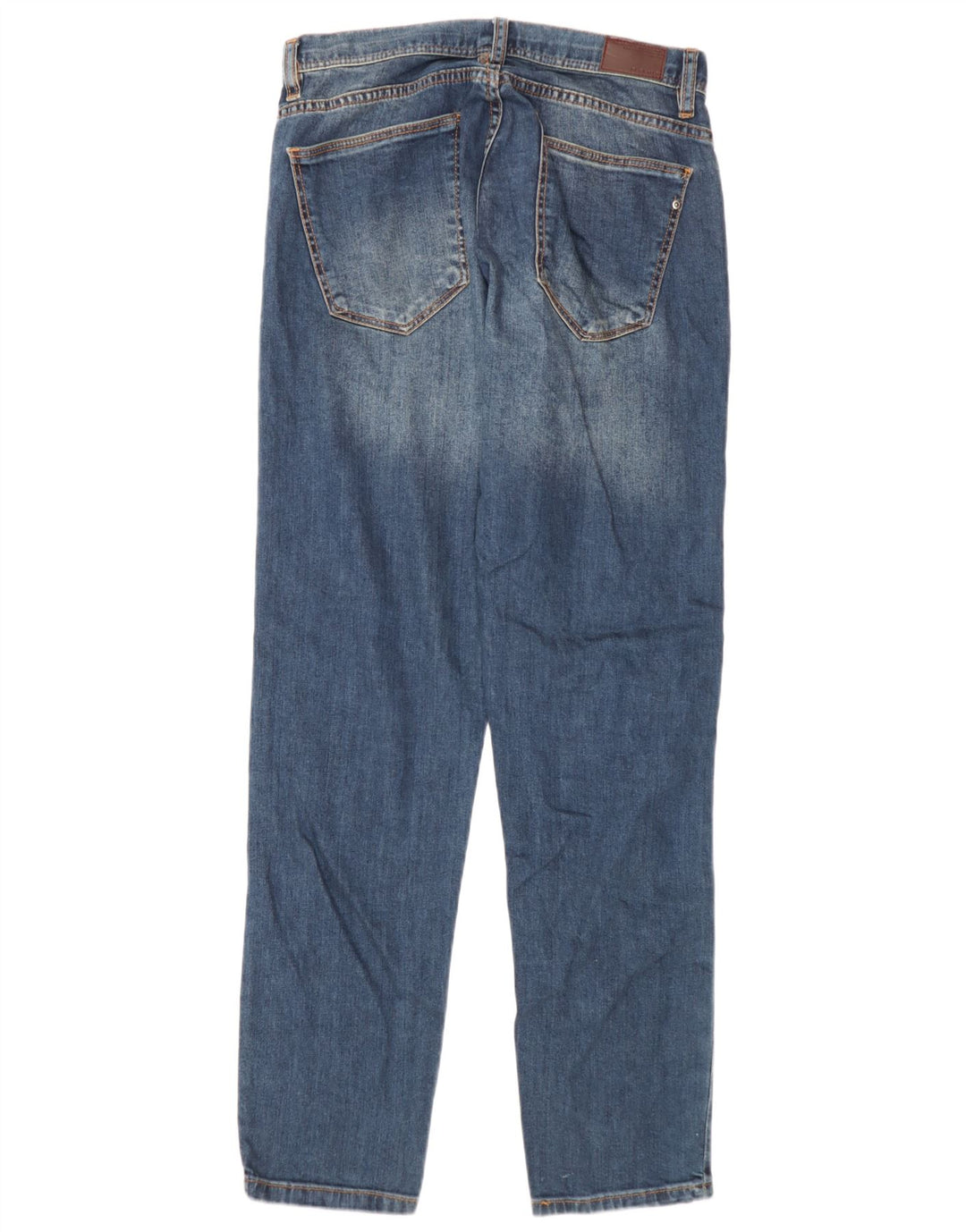 Jeans dritti da uomo Zara EU 38 Small W30 L32 Cotone blu