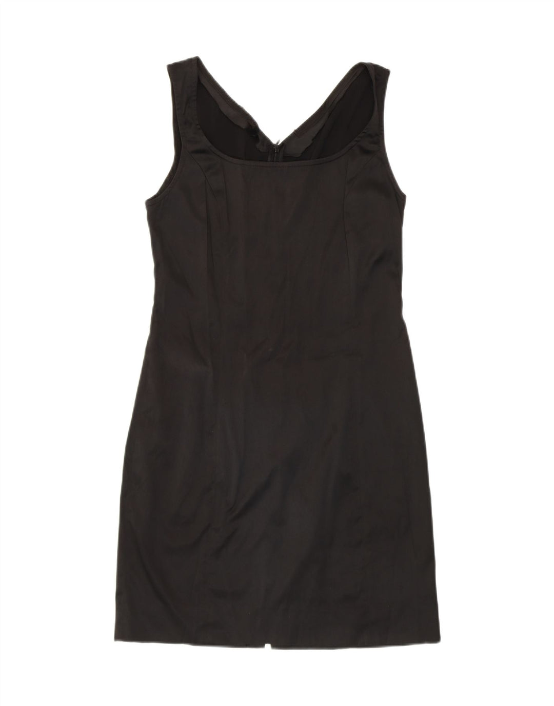 VINTAGE Womens Sleeveless Sheath Dress UK 12 Medium Black Vintage Vintage and Second-Hand Vintage from Messina Hembry 