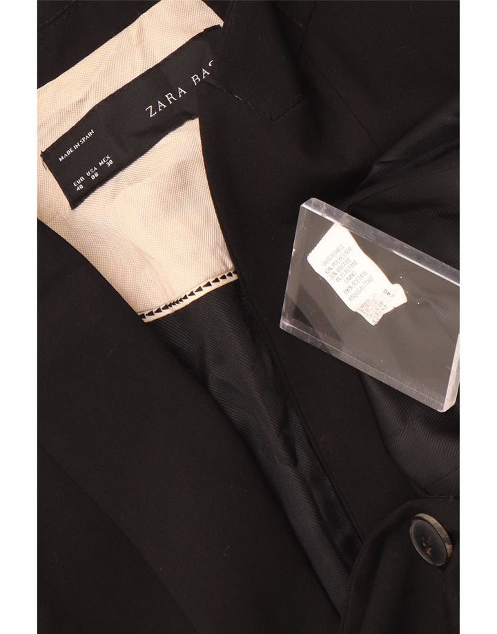 Giacca blazer a 1 bottone da donna Zara EU 40 poliestere nero medio