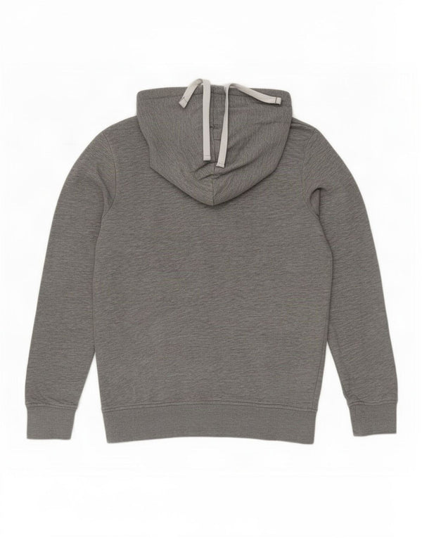 Jack & Jones Mens Graphic Hoodie Jumper Small Grey Cotton