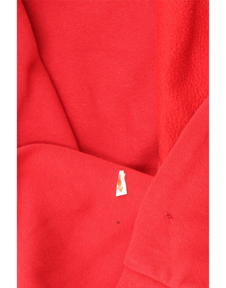 Felpa ADIDAS Maglione Bambino 15-16 Anni Cotone Rosso