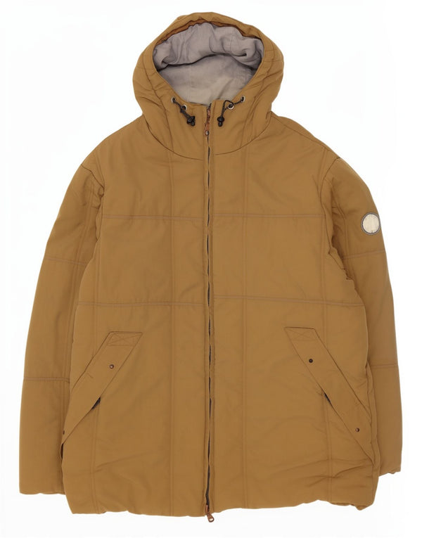 Giacca imbottita con cappuccio da uomo Murphy & Nye UK 42 XL Beige