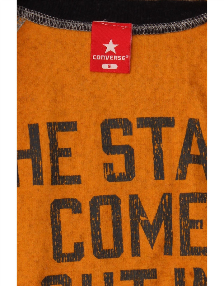 Maglione cardigan grafico da uomo Converse piccolo color grigio