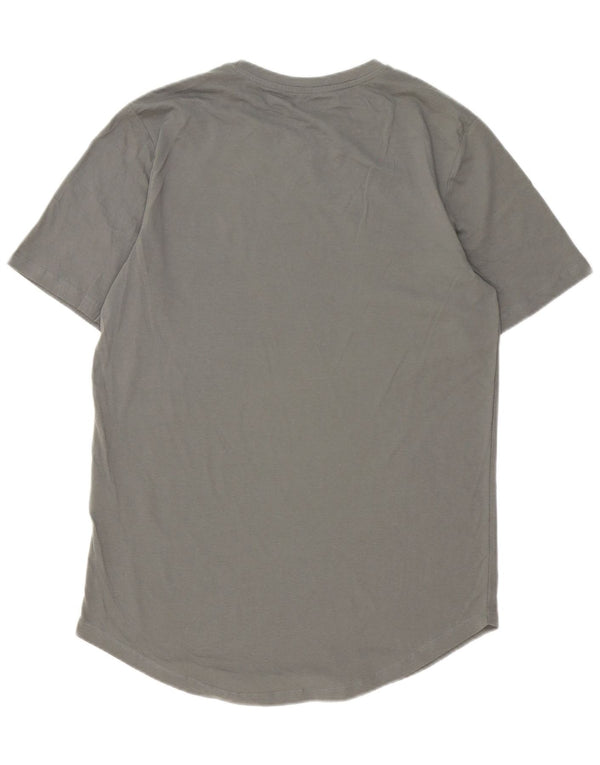 T-shirt Lash da uomo Jack & Jones Top in cotone grigio medio
