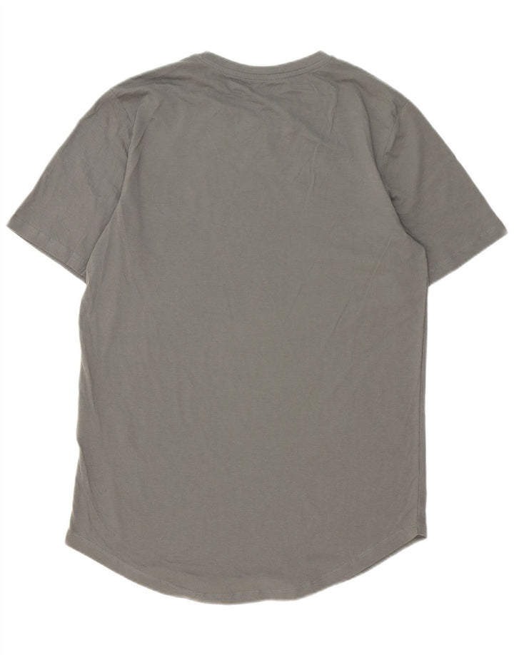 T-shirt Lash da uomo Jack & Jones Top in cotone grigio medio