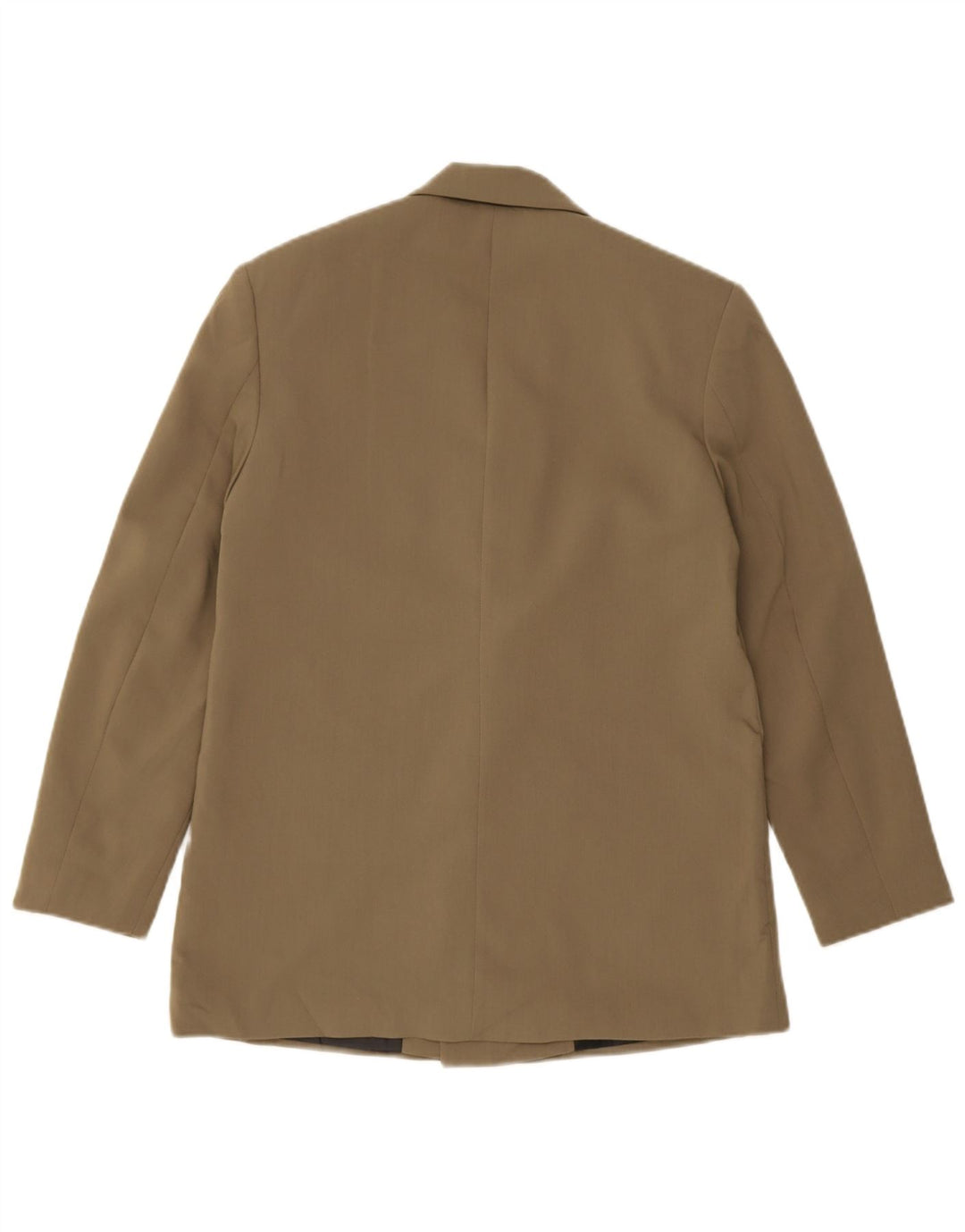 Giacca blazer doppiopetto da uomo Zara UK 34 XS poliestere kaki