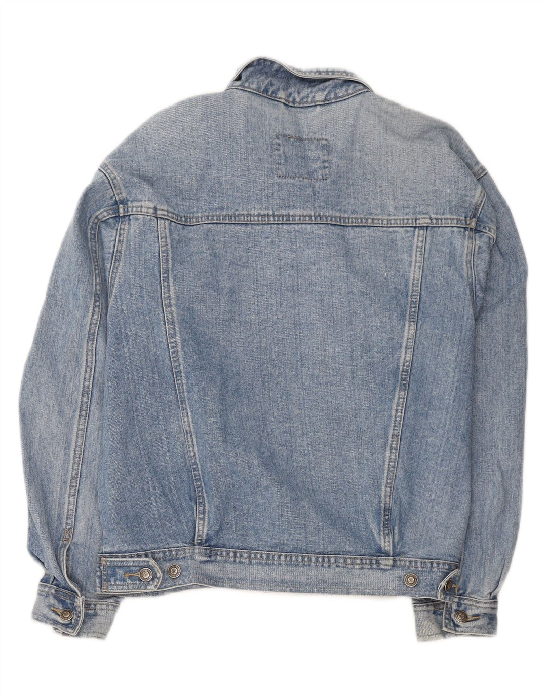 VINTAGE Mens Denim Jacket UK 36 Small Blue