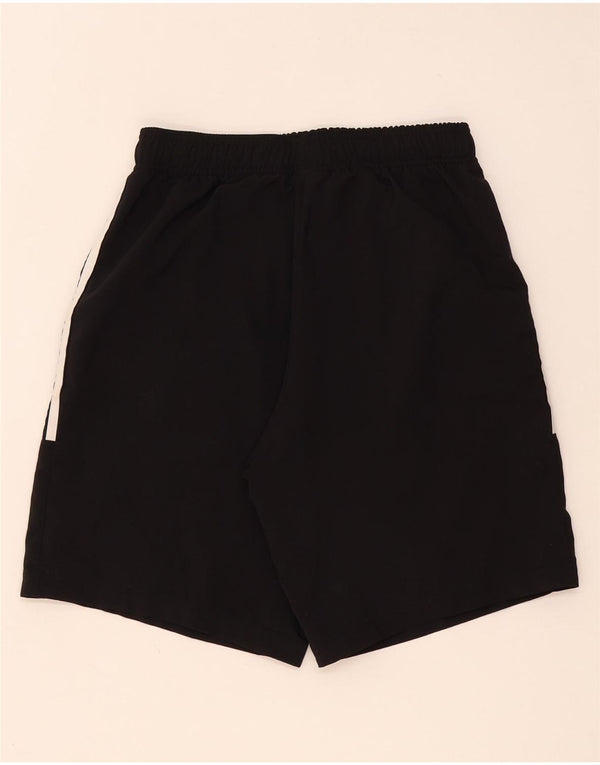 Pantaloncini sportivi Adidas da uomo piccoli in poliestere nero