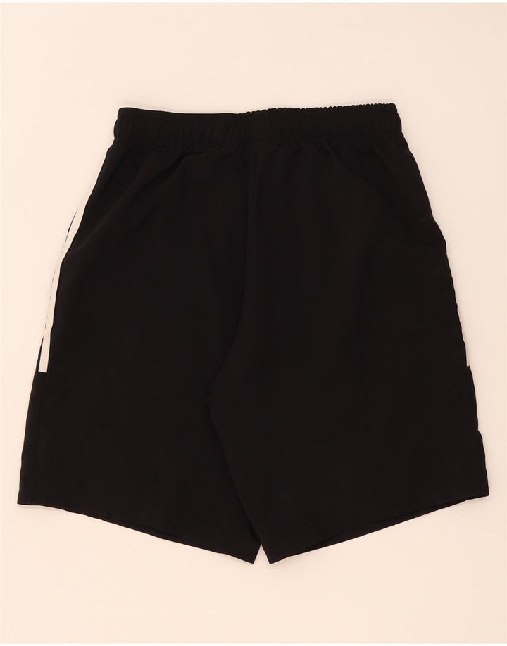 Pantaloncini sportivi Adidas da uomo piccoli in poliestere nero