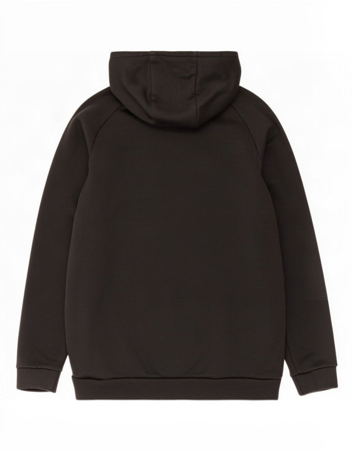 Felpa con cappuccio grafica Nike Dri Fit da uomo, poliestere nero medio