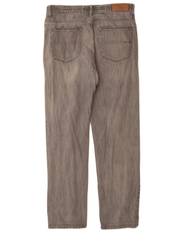 Jeans dritti da uomo Milano Boggi W34 L30 cotone grigio