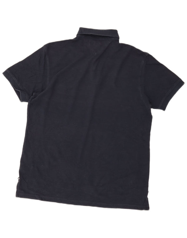 Polo da uomo a maniche corte Tommy Hilfiger medio blu navy classico