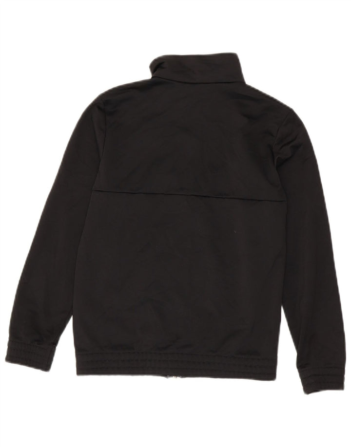 Giacca da tuta da ragazzo Adidas 8-9 anni in poliestere color block nero