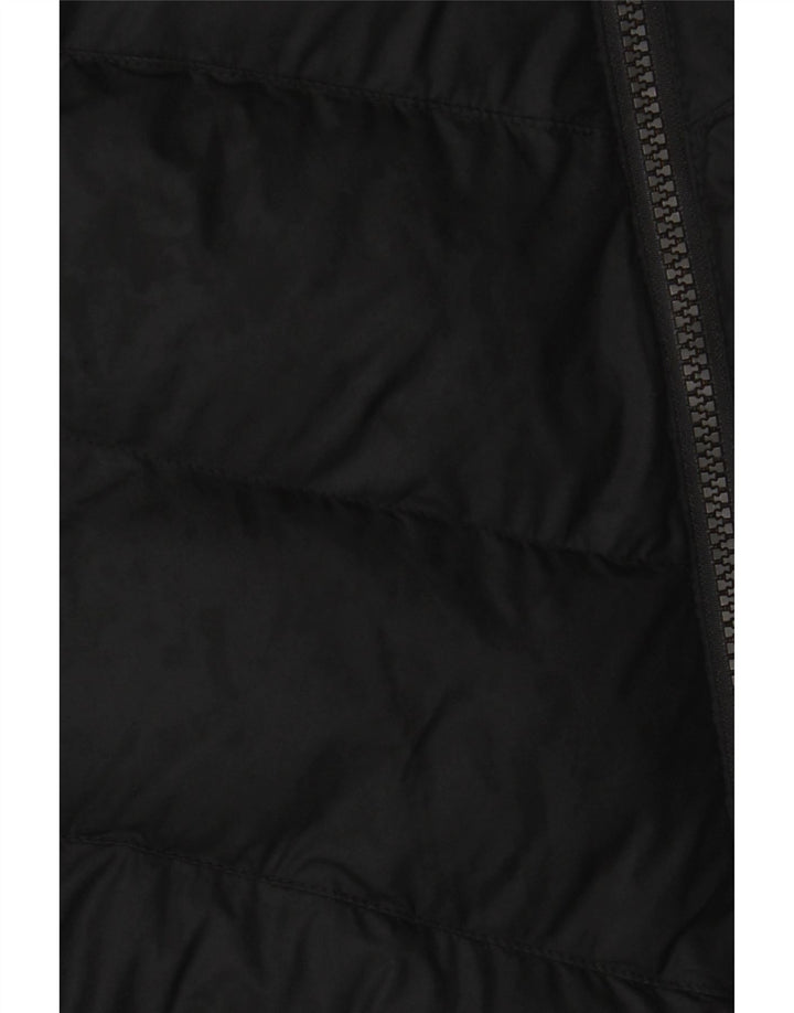Giacca imbottita con cappuccio Nike da ragazzo 12-13 anni Large nera in poliestere