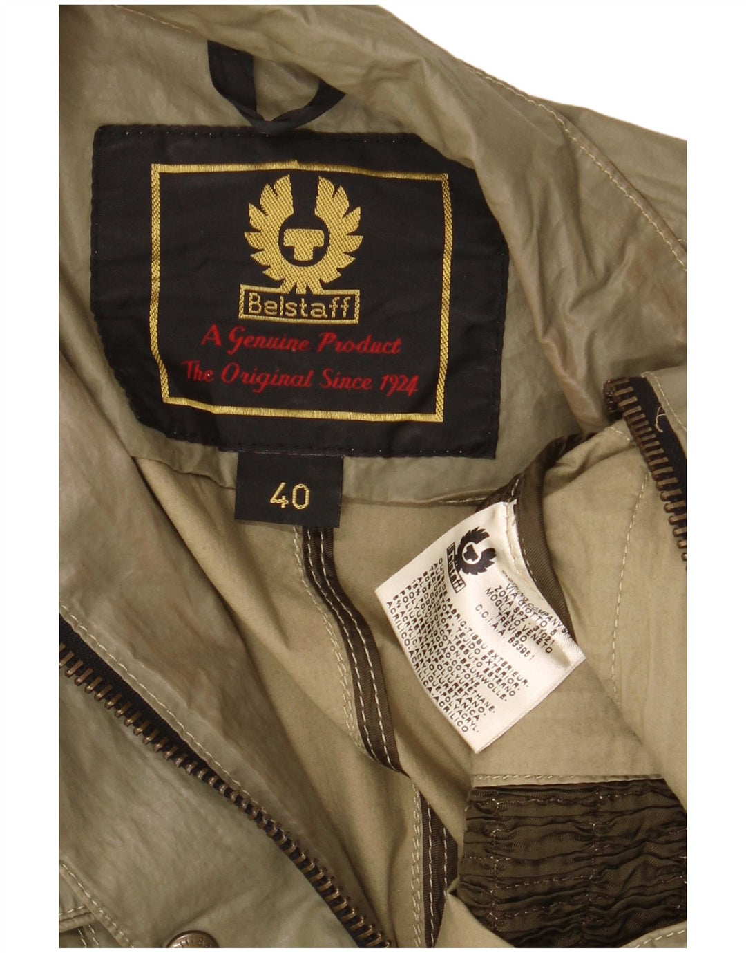 Giacca utility da donna Belstaff IT 40 Small Khaki Cotton