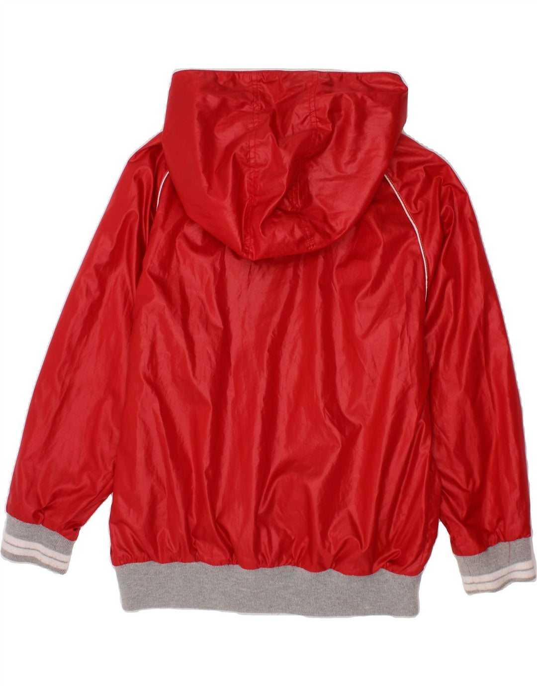 CHAMPION Girls Hooded Windbreaker Jacket 7-8 Years Small  Red Cotton Vintage Champion and Second-Hand Champion from Messina Hembry 