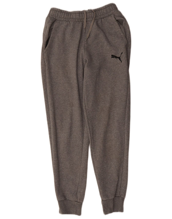 Pantaloni da tuta da donna Puma Joggers UK 12 Cotone grigio medio